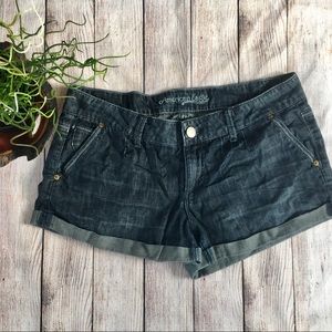 AEO Cuffed Denim Shorts